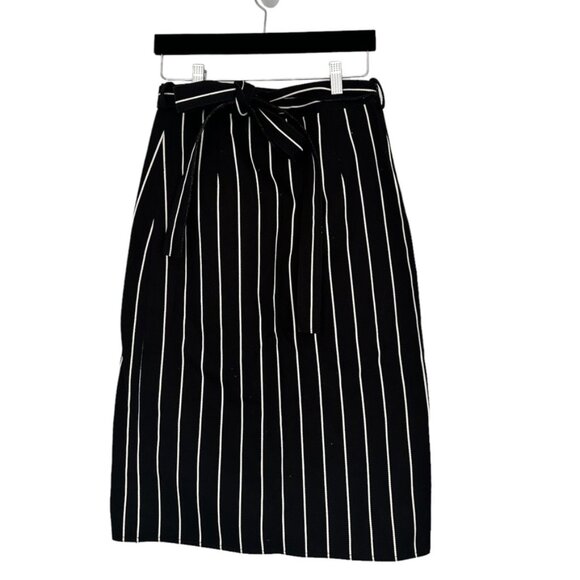 Balenciaga Resort Runway Striped Side Slit Wrap Skirt Size EU36 - Picture 5 of 7
